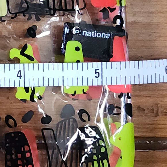 Maya clear with assorted colored people zip top make up bags - Picture 9 of 10